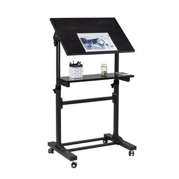 Mount-It! Mobile Computer Desk Workstation | Lectern