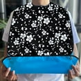 thumbnail image 4 of Adult Bib for Elderly with Waterproof Polyester Material 30.7 in x 17.7 in Foldable Pocket Design Hidden Fasteners, 4 of 6