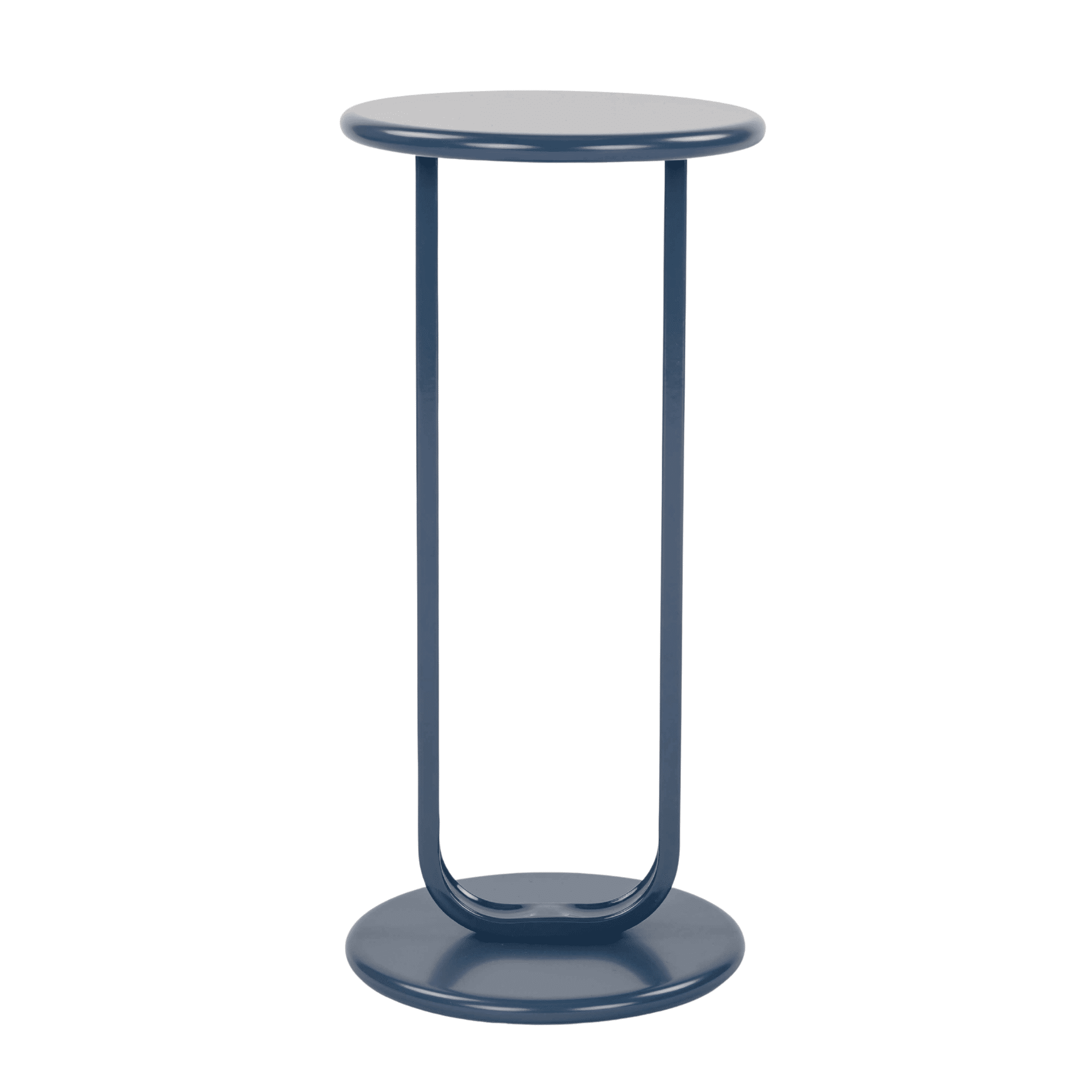 Mainstays Round Drink Table, Indigo