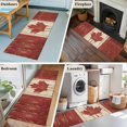 thumbnail image 5 of Runner Rugs 2x6 Ft, Canada Non Slip Area Rugs for Kitchen Bedroom Entryway, Red Maple Leaf Flag Vintage Farmhouse Wooden Grain Washable Carpet Runner Rug Floor Mats for Bedroom Home Decor, 5 of 8
