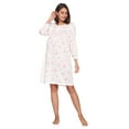 thumbnail image 2 of Casual Nights Women's Pointelle Long Sleeve Nightgown, 2 of 2
