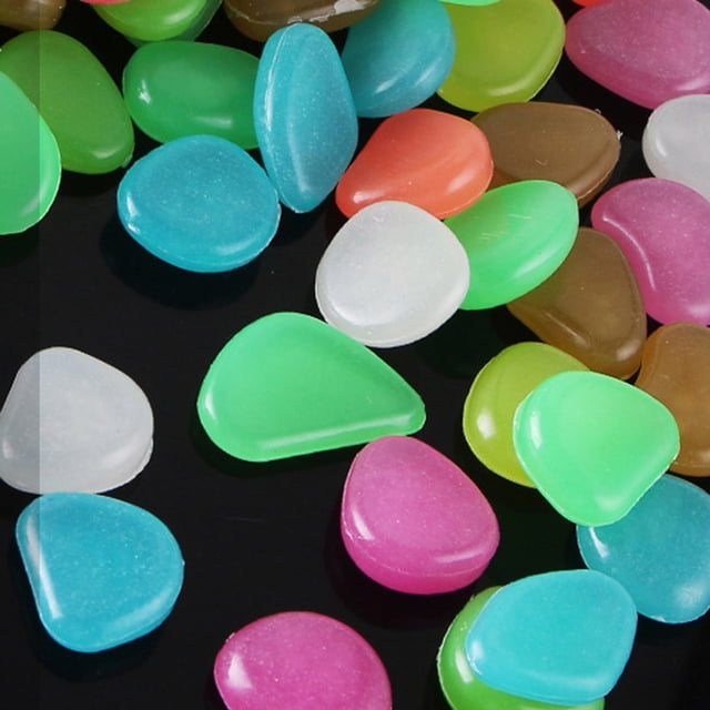 Luxshiny 50Ud Guijarros Artificiales Para Acuario Coloridas Varias