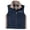 Navy/Mocha, variant on Monterey Club Ladies Fleece Full Front Zipper Sleeveless Vest #2729