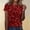 Z001-Red, variant on Women's Sparkly T-Shirts Carnival Printed Short Sleeve Round Neck Tunic Tops 2026 Trendy Casual Classic Fit Pullover Tees