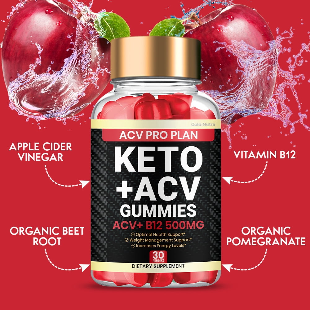 ACV Pro Plan Keto Plus ACV, Advanced Weight Management Formula Maximum Strength, ACV Pro Plan Keto ACV Gummies (5 Bottles)