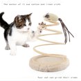 thumbnail image 1 of Spiral Spring Plate Cats Toys Plush Interactive Elastic Scratching Dish Ball Funny Educational Training Props Pet Supplies, 1 of 7
