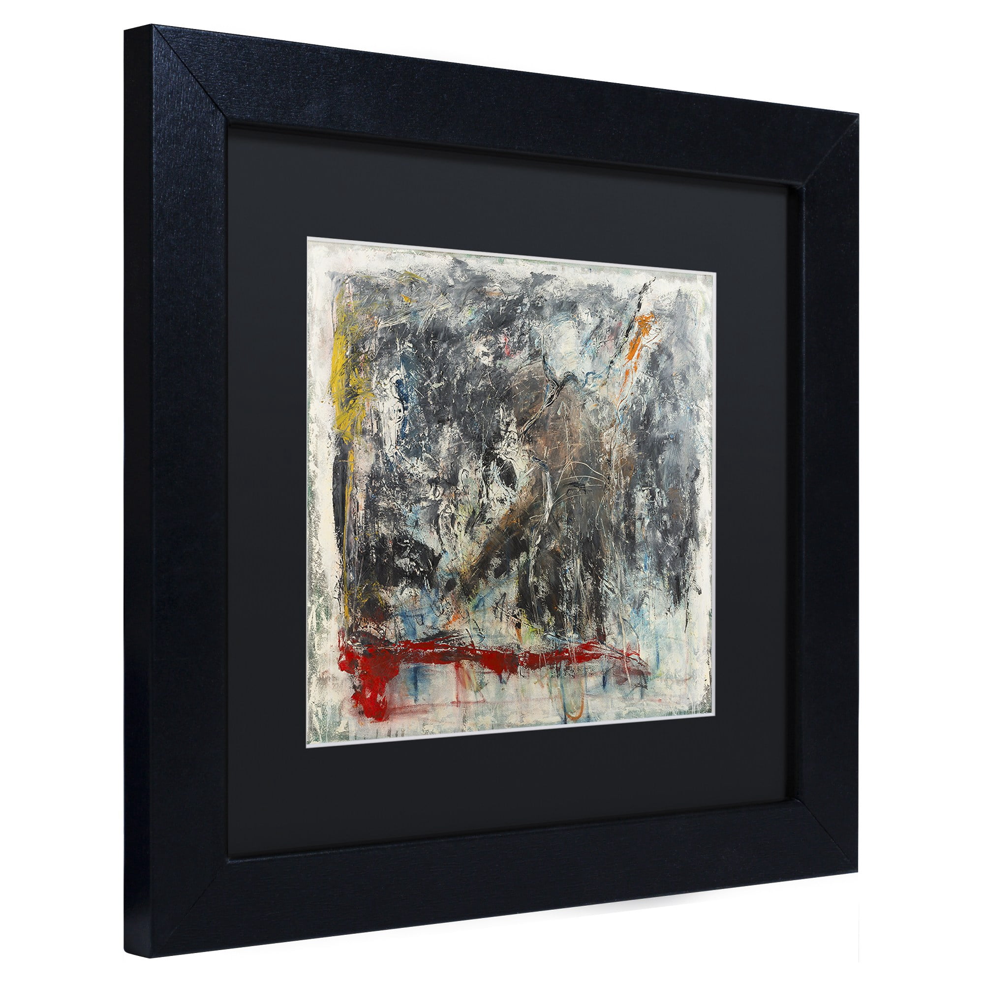 Trademark Fine Art "Furia e Paixao" Canvas Art by Joarez, Black Matte, Black Frame