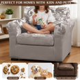 thumbnail image 5 of Chririnla Tree Branches Design Couch Cover for Living Room, 2 Pcs Armchair Sofa Cover Spandex Chair Couch Cover Non-Slip for Cats, 5 of 8