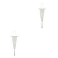 thumbnail image 3 of Thinsony Lightweight And Portable Macrame Planter Wall Hanging Basket Versatile Solution white 22-4 2Set, 3 of 6