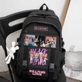 thumbnail image 1 of SY1 BLACKPINK Mochila Niños Estudiante De Gran Capacidad Impermeable Transpirable Personalidad De Moda Multiusos Mujer Bolsos Y, 1 of 4