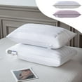 thumbnail image 3 of Bed Pillows Comfortable Soft Bed Pillow Core Washable Breathable Buckwheat Pillows for Sleeping,Hotel-Grade Ergonomic Cervical Support Pillow for Back,Side,Stomach Sleepers, 3 of 7
