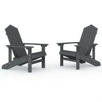 Casafoyer Patio Adirondack Chairs 2 pcs HDPE Anthracite