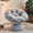 Light Grey, variant on Papasan Chair with Cushion and Frame, 360° Swivel Accent Chair, Comfy Chenille Upholstered Round Chair, Modern Oversized Reading Chair with Metal Base Lazy Chair for Bedroom, Living Room