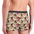 thumbnail image 4 of Rateoe Christmas Hat bear Mens Boxer Briefs Poly Spandex Performance Boxer Briefs Underwear Hem Boxer Briefs - Medium, 4 of 8