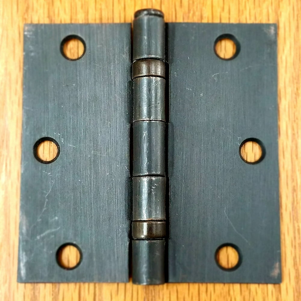 Oil Rubbed Bronze Ball Bearing Interior Door Hinges 3.5 Inch Square 2