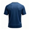 thumbnail image 5 of 2026 Soccer Cup Raglan Short Sleeve T-Shirt for Men, Crew Neck Jersey Graphic Tee - England Lion & Flag Print Athletic Top for Daily Wear & Party Royal Blue XL, 5 of 5