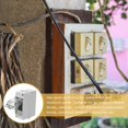 thumbnail image 5 of LOVEVER Small Plastic Boxes 2 Way Distribution Consumer Unit Outdoor Breaker Water Proof Shell Abs PC White, 5 of 5