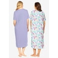 thumbnail image 2 of Dreams & Co. Plus Size 2-Pack Long Sleepshirts, 2 of 3