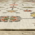 thumbnail image 2 of Oriental Weavers Lucca Wool Blend Area Rug - 8111W - 2'6" x 12' - in Ivory/ Multi - Vintage Inspired, Wool Blend, Entryway, Hallway Runner Rug, 2 of 3