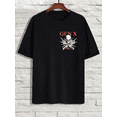 thumbnail image 1 of Estilo clásico de la Generación X: El chaleco adornado con una calavera que honra el espíritu pionero de la época., 1 of 6
