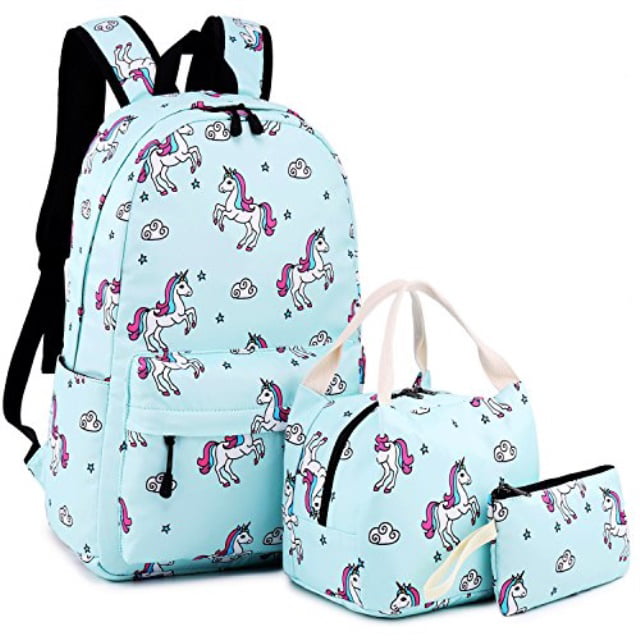 Unicorn Backpacks Travel Laptop Daypack School Bags for Teens Men Women