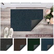 Koeckritz Rugs 18"x 30" in Indoor/Outdoor Non Slip Heavy Duty Rubber Backed Doormat