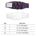 thumbnail image 3 of Dog Belly Bands & Male Dog Diapers, Washable Reusable Dog Diaper Cover, Halloween Spooky Season Printed Dog Garment, Waterproof Breathable Polyester Fabric, Adjustable Hook and, 3 of 6
