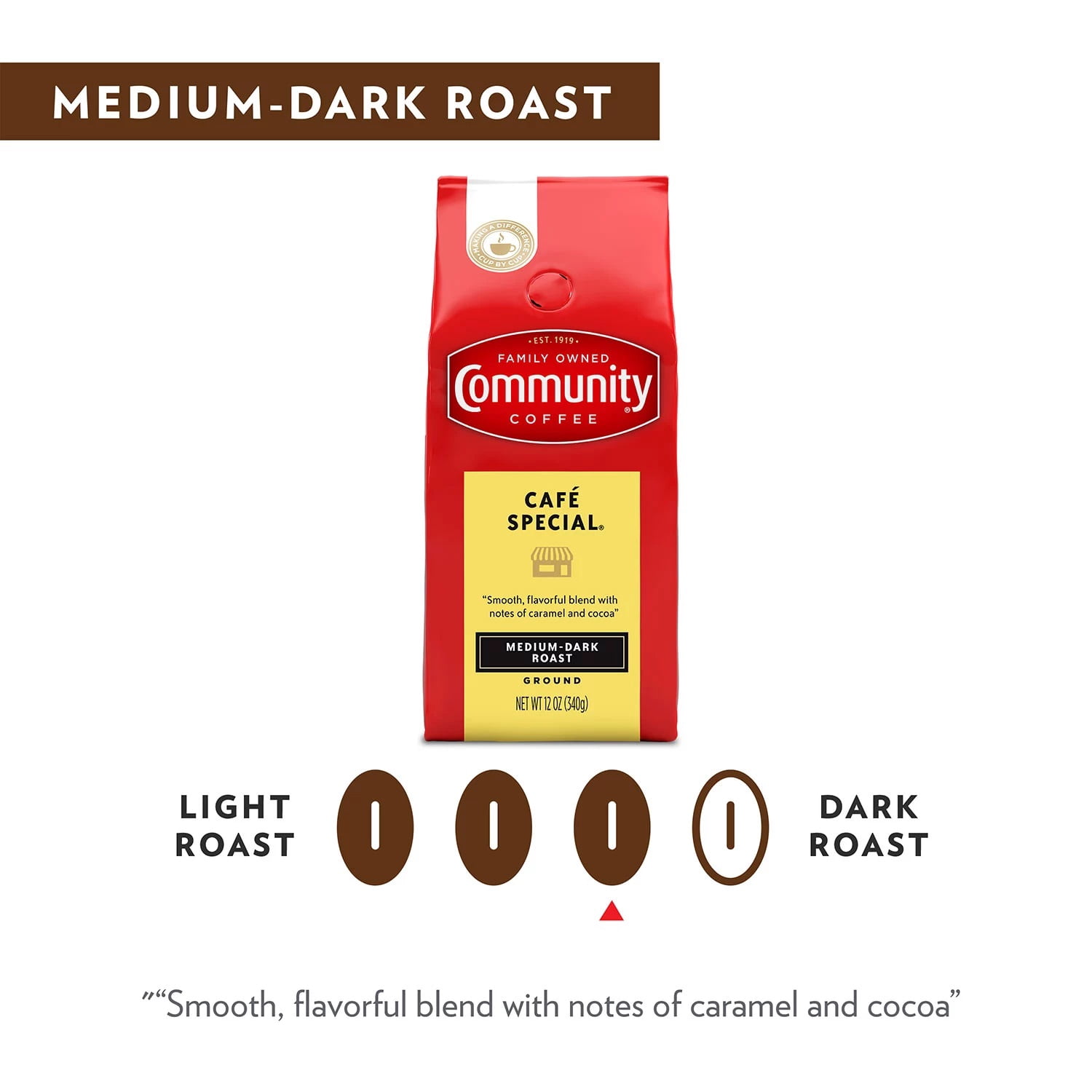Community® Coffee Café Special® Medium-Dark Roast Ground Coffee 40 oz. Bag