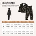 thumbnail image 4 of Fotbe Gold Dog Paw Pattern Long Sleeve Pajama Set for Women,Sleepwear Set,2-piece Loungewear Set,Soft PJs Comfy Nightwear with Pockets -Medium, 4 of 7
