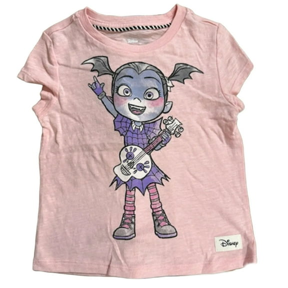 Hotel Transylvania Mavis Have a Batastic Day Toddler Girl's Peach T-Shirt (4T)