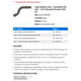 thumbnail image 2 of Lower Radiator Hose - Compatible with 2001 - 2010 Chevy Silverado 2500 HD 2002 2003 2004 2005 2006 2007 2008 2009, 2 of 2