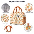 thumbnail image 4 of Lunch Bag Lunch Box for Women Reusable Insulated Lunch Bags,Water-Resistant Orange Print Cooler Lunch Tote Bag, Large Capacity for Work Travel Picnic, 4 of 6