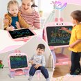 thumbnail image 5 of Freecat Easel for Toddlers, Doodle Board for Kids Toddlers 3-5 Years, Sweet Pink Rabbit Drawing Board Birthday Christmas Gifts for Girls 2 3 4 5 Years., 5 of 7