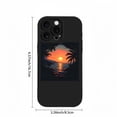 thumbnail image 3 of iPhone 15 Pro Case - Lightweight Yellowing Resistant with Tropical Sunset Design Silhouetted Palm Trees & Vibrant Colors for Ultimate Style & Protection, 3 of 6