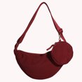 thumbnail image 2 of Bolso Mano Con Correa Ajustable para Mujer Bolso Media para Mujer (rojo), 2 of 9