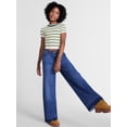 thumbnail image 2 of Weekend Academy Girls Tie Waist Cotton Jeans, Sizes 4-18, 2 of 4