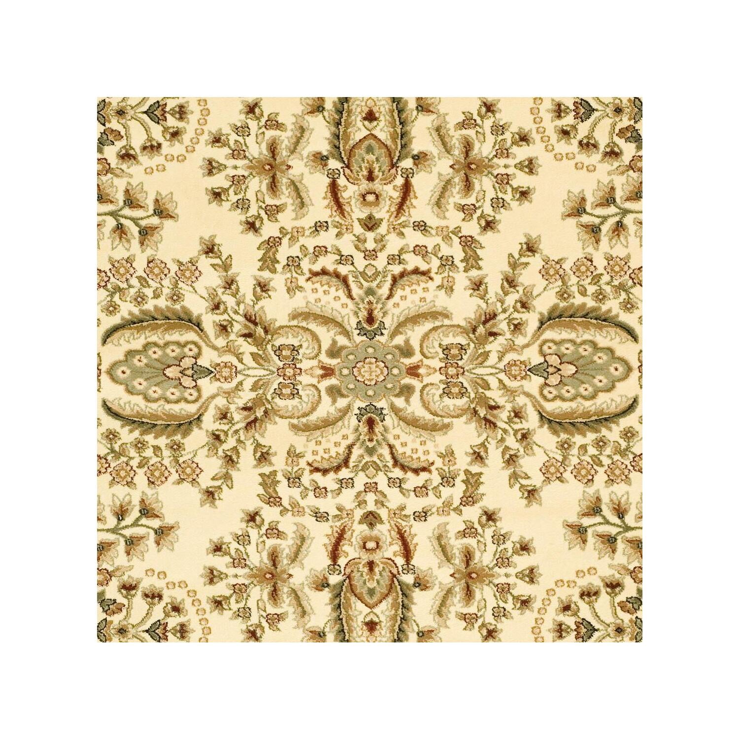 SAFAVIEH Lyndhurst Elizabeth Traditional Floral Area Rug, Grey/Beige, 4' x 6'