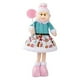 thumbnail image 1 of Muñeca navideña de piernas largas, muñeca de pie, linda, coleccionable, regalo de Navidad. Abuela, 1 of 9