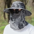thumbnail image 4 of Sombrero grande para el sol para hombre, protección solar al aire libre, pesca, montañismo, sombrero de pescador, cara, 4 of 6