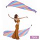 thumbnail image 4 of Velo de seda de imitación suave, bolas de lanzamiento Poi, Streamer, escenario, danza del vientre, accesorio de actuación, accesorios de disfraz D, 4 of 7