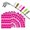Hot Pink, variant on Colourful Cable Labels Stickers, Tear Self-Adhesive Cable Tags, Waterproof Wire Cord Label Cable Stickers for Marking & Organizing Cables In office, Home, Class (10 PCS)