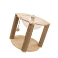 thumbnail image 4 of Fzaqwen Space Capsule Cat Bed Cat Scratching Wood Play Condo House Activity Center Kitty Four Pillars, 4 of 7