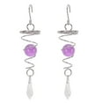 thumbnail image 2 of Wind Chimes, Rotating Wind Chimes Exquisite Craftsmanship Bright And Translucent  For Garden For City Apartment Purple,Green,Blue,Red,Lake Blue, 2 of 8