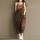 thumbnail image 2 of Peto con bolsillos grandes para mujer, mono informal holgado, pantalones, monos lisos, 2 of 3