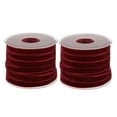 thumbnail image 5 of AIGIA 20 Yard 10 mm Velvet Ribbon Spool Vintage Velvet Ribbons for Gift Wrapping Decoration Party Wedding Arts Crafts(1/2 Roll), 5 of 6