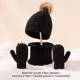 thumbnail image 3 of 3 En 1 Gorro Bufanda Guantes Tejidos Para Invierno Niña Niño, 3 of 8