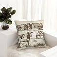 thumbnail image 6 of Yiaed Cows On The Farm Print Pillow Covers Super Soft Decorative Square Throw Pillow Covers Case Cushion Covers for Sofa Couch Bedroom Car Decor（No pillow core）-16"x16", 6 of 7