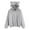 Grey, variant on Womens Pullover Hoodie Womens Long Sleeve Fleece Sweatshirt Warm Bear Shape Fuzzy Hoodie Pullover