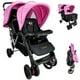 thumbnail image 1 of Carriola gemelar para bebé THE BABY SHOP Rosa Plegable Reclinable, 1 of 8