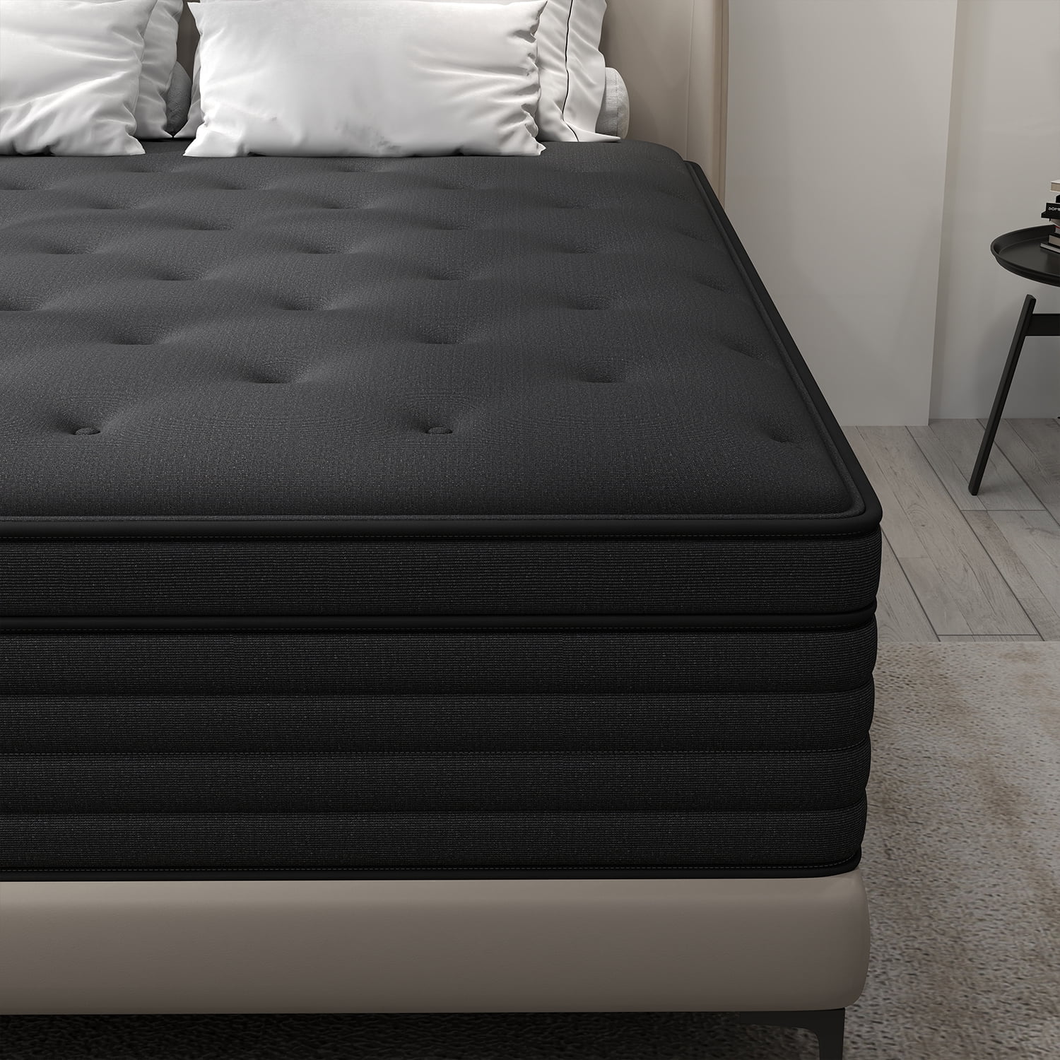 12 Inch Twin Size Medium Firm Hybrid Mattress Thickness Bed In A Box